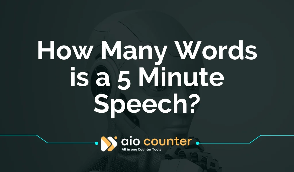 Words is a 5 Minute Speech?